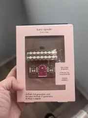 Kate Spade New York Gingerbread House Holiday Airpod 3rd Generation Silicon Case