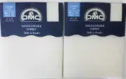Lot of 2 DMC AIDA Needlework Fabric 18 ct. 14" x 18" Cross Stitch Fabric NIP