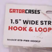 Gator Cases Hook and Loop Fastening Tape Black 7' Roll GTR-PWR-HOOKLP