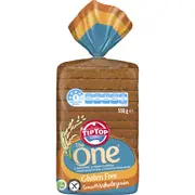 Tip Top The One Gluten Free Smooth Wholegrain Bread Loaf Bakery 550g