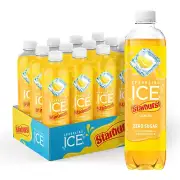 STARBURST Lemon, Zero Sugar Flavored Sparkling Water, with Vitamins and Antioxid