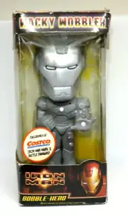 Funko Silver WACKY WOBBLER IRON MAN Bobble Head