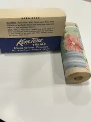 Vintage Ken-Tone Trims Decorative Border Pre-Pasted Floral OC7