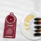 PP Egg Cutter Stainless Steel Luncheon Meat Cutter New Egg Slicer Sectioner