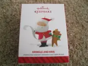 2014 Hallmark Ornament - Kringle and Kris - First in Series - New in Box