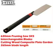630mm Pruning Saw SK5 Interchangeable Blades Cutting Wood Composite Plate Garden