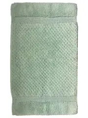 Threshold Plush Green Textured Cotton Bath Rug, Throw Mat 20x32