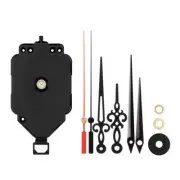 Black Pendulum Movement Analog Swing Wall Clock Accessory