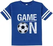 [Tstars] Game On! Soccer Lover/Player Toddler Jersey T-Shirt 3T Blue