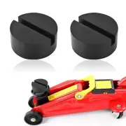 2Pcs Rubber Jack Pads (Slotted Pucks)-Universal Jack Stand Pad Adapter Pinch ...