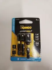 Kango 3 Piece Impact MXM Socket Adaptors Set