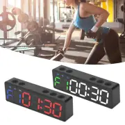 Portable Gym Timer Workout Interval Timer Fitness Clock Digital Display