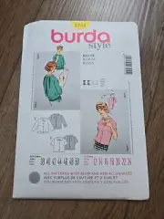 Ubcut Burda Sewing Pattern 7255 Blouse Sz 12 - 24