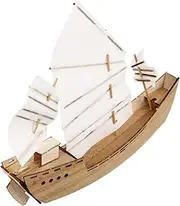 TOGEVAL DIY Wooden Sailboat Model Kits for Build Your Own Wood Ship Model Boat Project Craft for Family Bonding and Skill Development