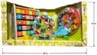3-in-1 J'Adore Natural Wood Toys Playset w/ Letters, Numbers, Shapes, and Clock