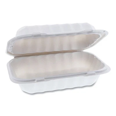 Pactiv Corp. YCN80961 Microwavable MFPP Hinged Lid Container WHT 270/CT New