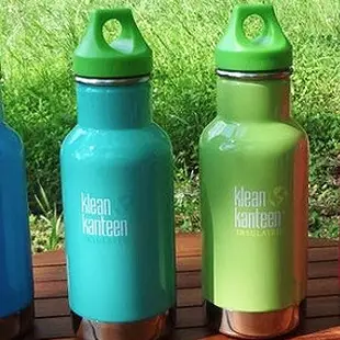 【結交世界】Klean Kanteen 窄口保溫瓶 355ml (綠蓋) ｜美國可利鋼瓶