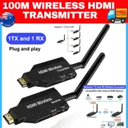 100m Hdmi Wireless Audio Video Transmitter Receiver Adapter Extender HD TV