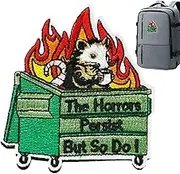 Morale Patches - Hook and Loop Morale Embroidered Patch - Hook and Loop Clothing Sticker Embroidered Bag Accessories for Vests, Trucker Hats & Pants