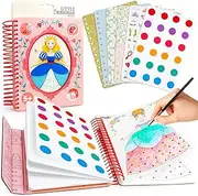 Easter Day Gifts for Kids, Watercolor Painting Activity Book Fashion Design Coloring Book and Dress Up Toy Class Activity Party Favors New Year Thank You Gifts for Girls Aged 5+