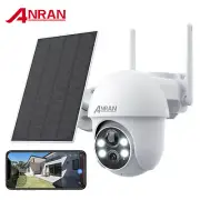 ANRAN Solar Security 3MP Camera Battery Powered Outdoor Wireless WiFi CCTV Cam