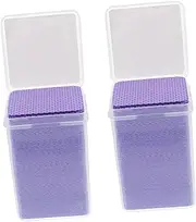 IWOWHERO 400 pcs purple manicure cloth Meltblown cotton sheet glue cleaning nail wipes manicure towel nail wipes for cleaning nail nail wipes for lash glue eyelash extension glue wipes