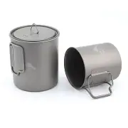 TOAKS CMB-750-450 Titanium Cookware Set 750ml Camping Pot and 450ml Cup