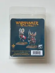 Bretonnian Paladins w/ Swords and Shields Warhammer The Old World OOP Metal Figs
