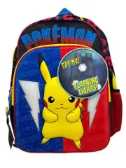 Pokemon Backpack Kids With Flashing Light