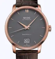 Mido Baroncelli III Bigdate 40 MM Eta Powermatic 80 Watch M027.426.36.088.00