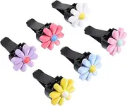 Vaguelly Car Perfume Clips 18 Sets car clip decorate Auto Outlet Perfume Ornament perfume Car Daisy Clips diffuser floats daisy car accessories Che flowers aromatic Outlet Perfume Ornament