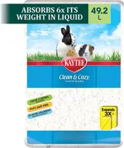 Clean & Cozy White Bedding Pet for Guinea Pigs, Rabbits, Hamsters, Gerbils, and