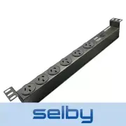 19" Rack Mount 6-Way Power Board With Surge Protection RAC0600