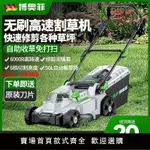 【台灣公司 超低價】博奧菲草坪機電動手推式草坪修剪機小型家用園林剪草機插電割草機