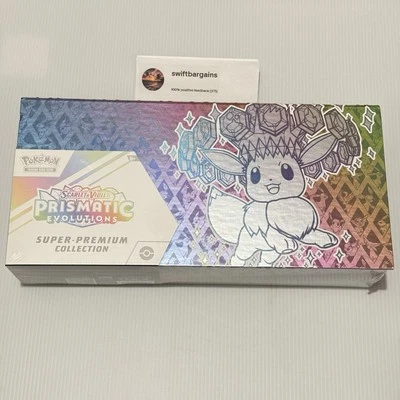 Pokemon Scarlet & Violet Prismatic Evolutions Super Premium Collection IN HAND