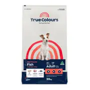 True Colours Adult Fish & Brown Rice Dry Dog Food 20kg
