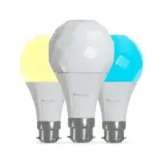 3pc Nanoleaf Essentials Smart Light Bulb 9W B22/A60 LED Lamp Bayonet Lighting