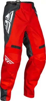 Fly Racing F-16 2024 Motocross Pants, black-red, Size 28 for Men Black Red