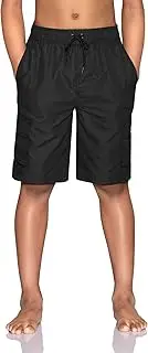 [TSLA] Boys Swim Trunks, Quick Dry UPF 50+ Beach Board Swim Shorts, Swimsuit Swimwear with Inner Mesh Liner