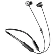 S15 ANC Wireless bluetooth Earphone HiFi Active Noise Reduction Stereo Neckband Headphone with Mic BLACK COLOR