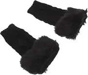 [BESTYASH] Winter Detachable Wrist Cuffs for Women Knitted Hand Sleeves Women's Winter Knitted Wrist Cuffs Detachable Hand Sleeves for Added Warmth for Sweaters and Coats Short Arm