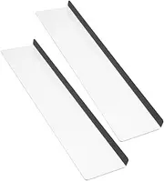 jojofuny 2pcs Acrylic Monitor Memo Board Note Holders for Office Desk Adhesive Message Panels Space Saving Desktop Organizer for Home Office Use Versatile Memo Board for Women