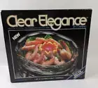Vintage Pyrex Covered Casserole Dish 1 Qt 1L 803 Clear Elegance by Corning New