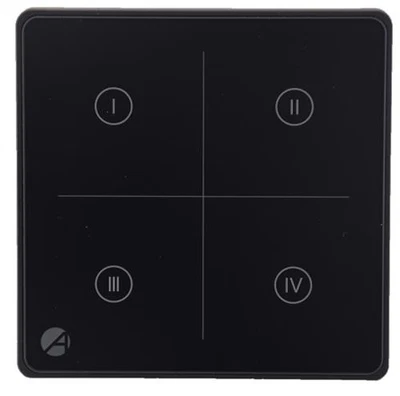 Casambi Wall Mounted Glass Remote Control Touch Panel Wireless White Modern