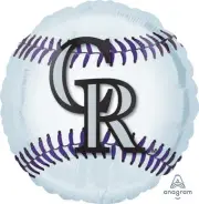 Anagram 18" Colorado Rockies Baseball Balloon