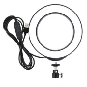 PULUZ 6.2 Inch 3 Colors LED Ring Photography Light with Cold Boots Tripod Head