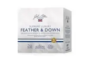 John Cotton Supreme Luxury 85% White Goose Down & Feather Quilt SUPER KING