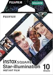 instax™ Square Film, Star Illumination, 1 x 10