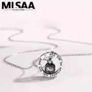 Couple Necklaces 100 Languages I Love You Projection Sun Moon Pendant Necklace W