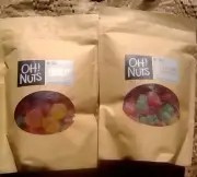 OH NUTS! Passover 2025 2 LB LOT 1 LB GUMMY DROPS CANDY 1 LB SOUR JELLY BEARS